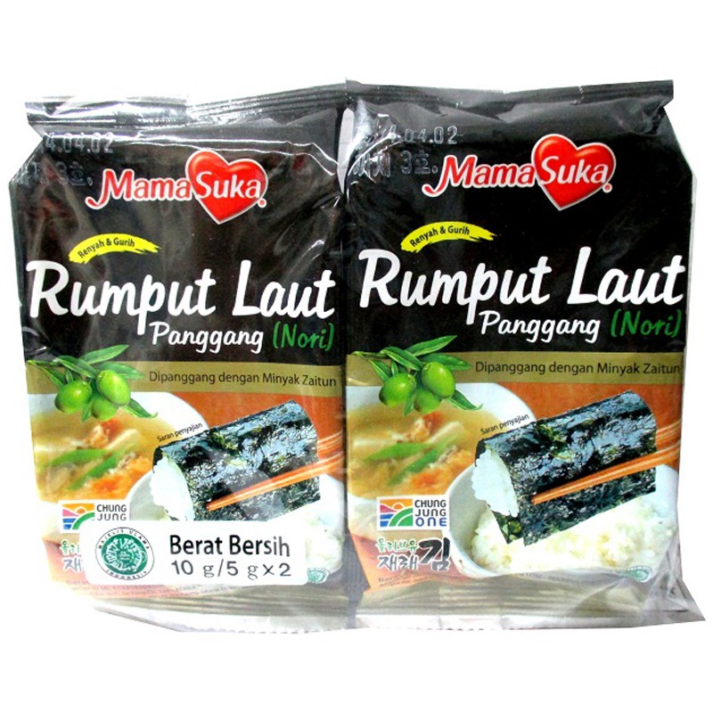 

Mama Suka Rumput Laut Panggang 2X4.5g ACCJKT