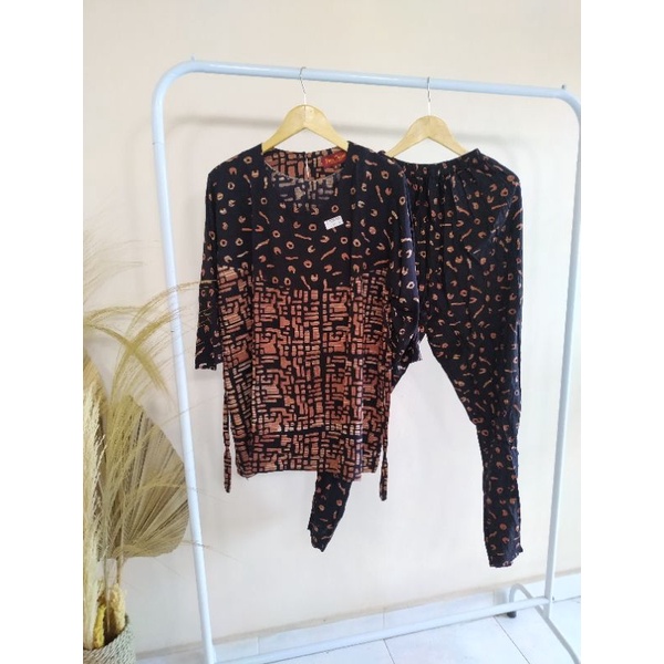 Setelan Jumbo Maya - Daster Putri Diana Pekalongan - Setelan Batik