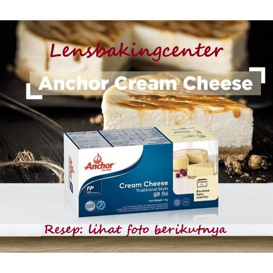 Jual Anchor Cream Cheese Halal MUI 1kg Original Pack / Packing Cream Cheese Anchor 1 kg