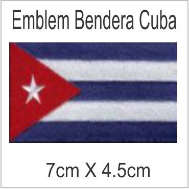 Cuba Emblem Bordir Badge