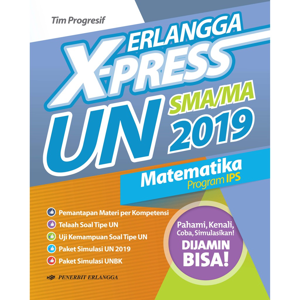 Buku Erlangga X Press Un Sma Ma 2019 Matematika Ips 0045100910