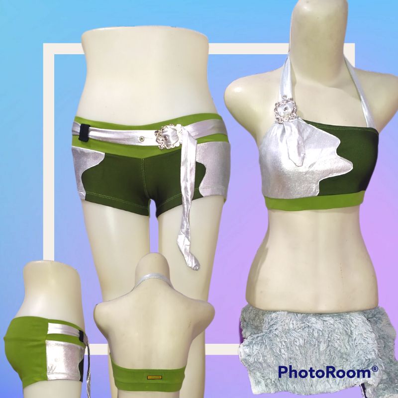 bra celana hotpants jaring jala baju olahraga wanita senam erobic zumba model seksi sexy