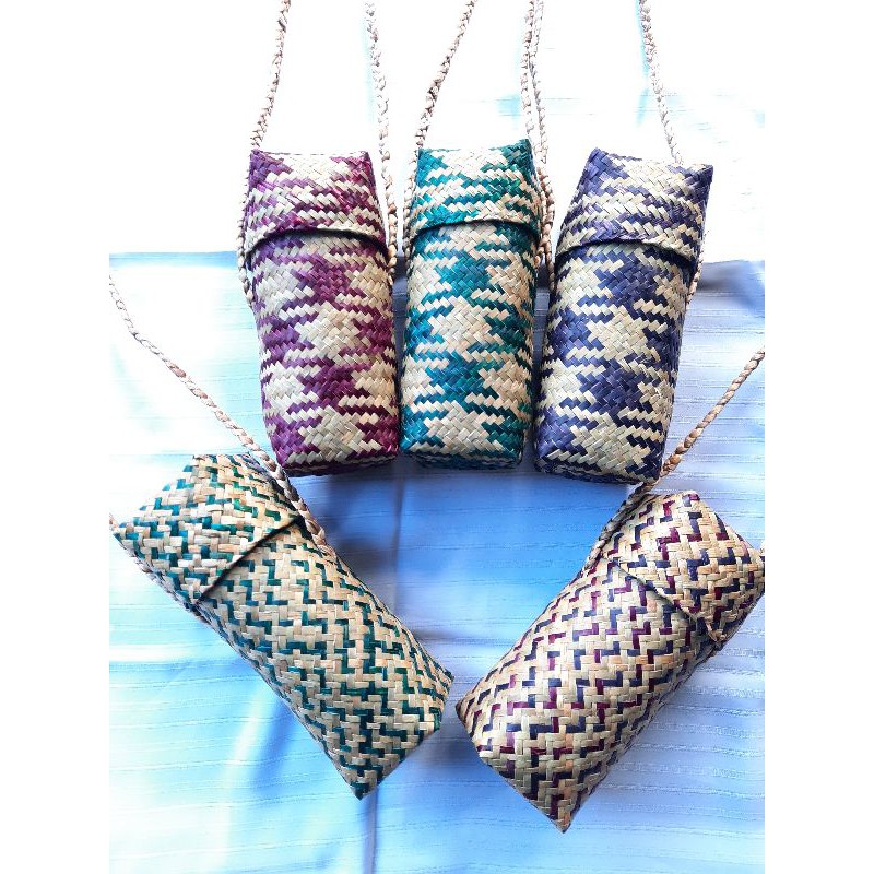 Tas Purun Tas Botol Minuman Tas Etnik kalimantan khas Banjar