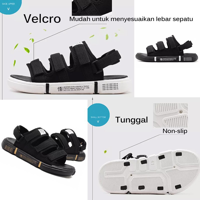 TOP BRAND- Sandal Gunung Efrain Unisex Import Ringan Kuat Anti Slip Tidak Licin Sandal Import Tali Belakang