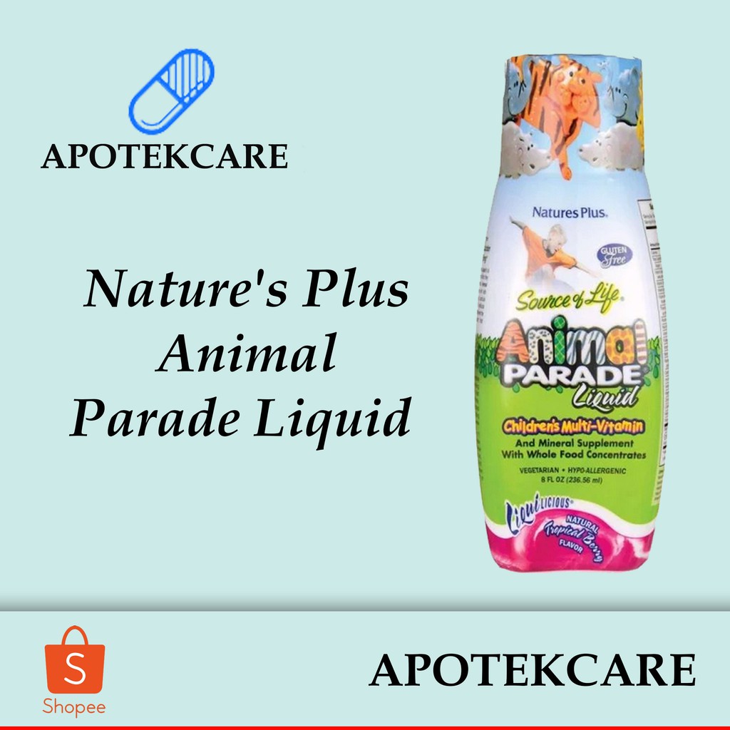 Nature's Plus Animal Parade Liquid - Suplement Anak