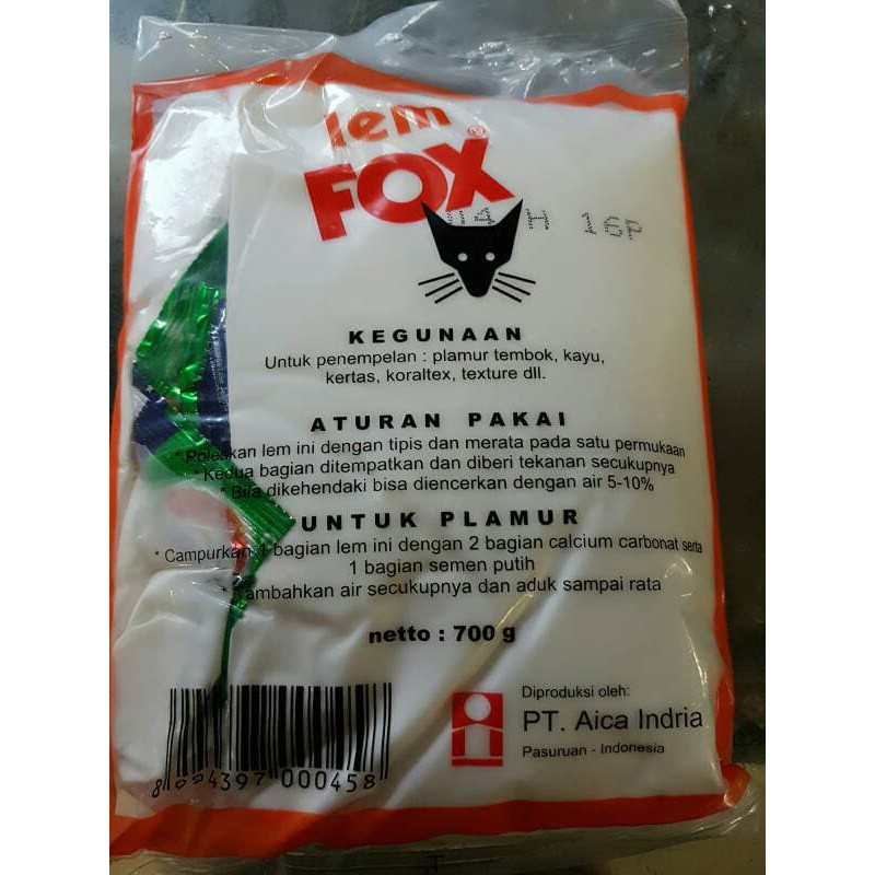 

Lem Fox Putih 700 Grm