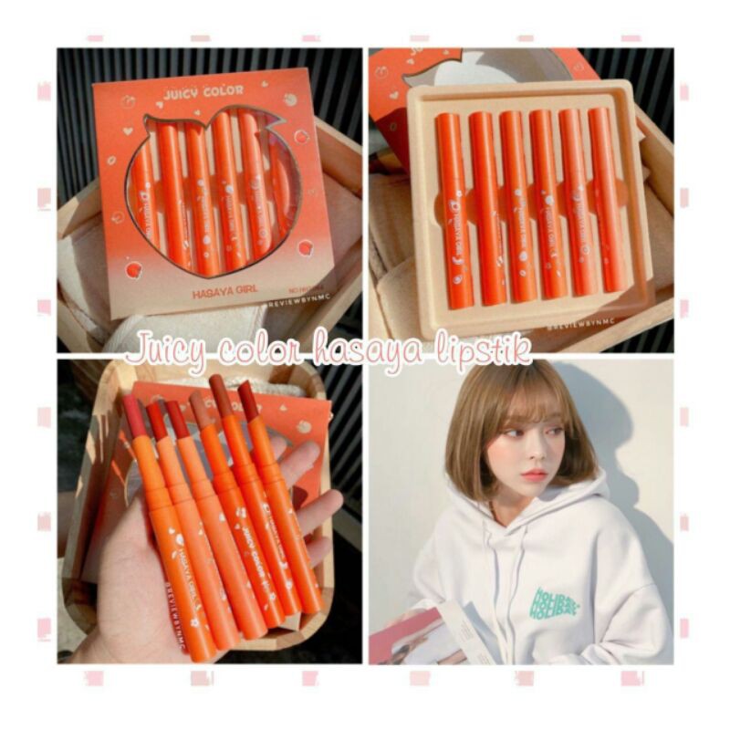 Juicy Color Hasaya Lipstik