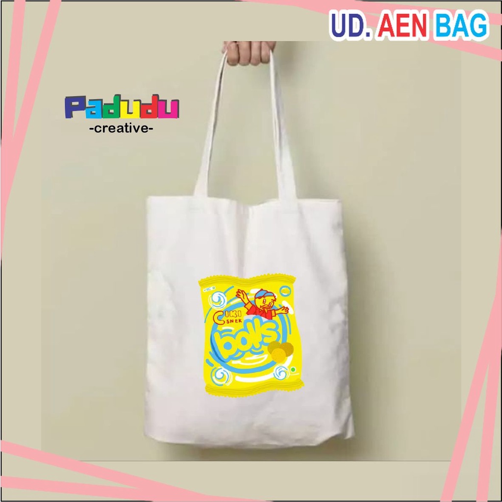 Tote Bag Vintage Chiki Balls Resleting Aesthetic AENBAG