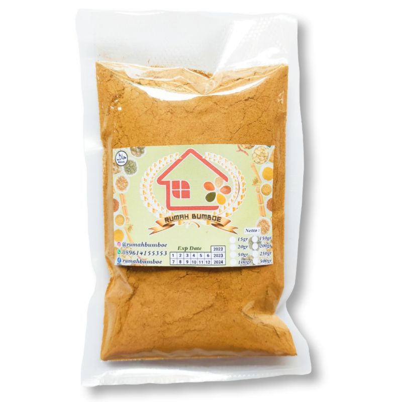 

(100 gr) KUNYIT BUBUK Kunir Bubuk Kunyit Murni 100% Tanpa Pengawet Kering Instant