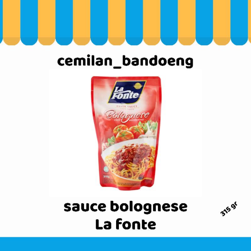 Saos bolognese lafonte kemasan 315 gr