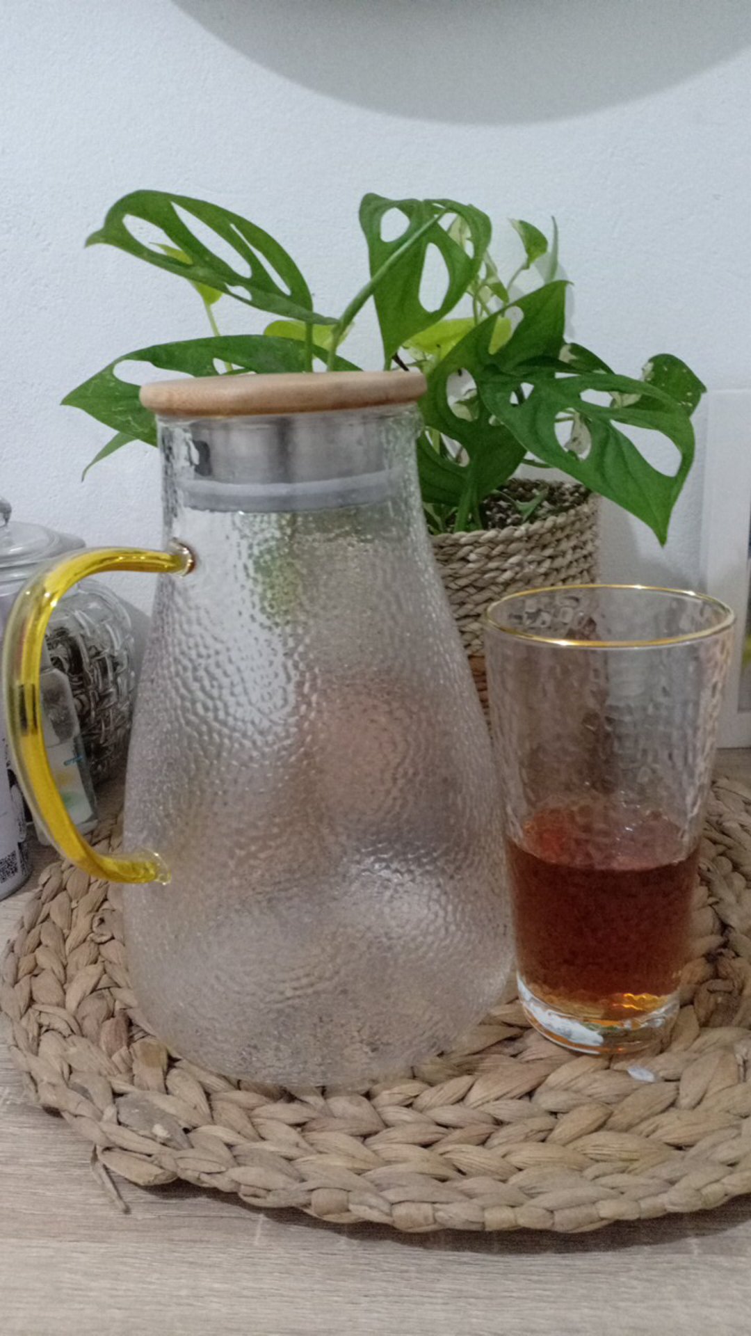 Teko Kaca Anti Panas Viral/teko Kaca Mewah/teko Kaca Besar