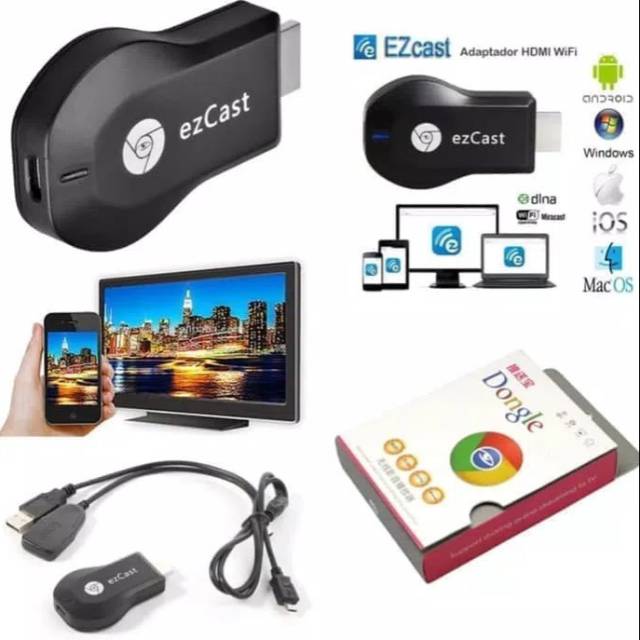 Sudah ready....
Canggih... Anycast HDMI Dongle Wireless Bluetooth