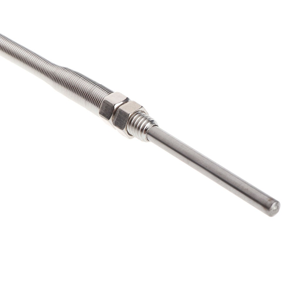 1M PT100 Thermocouple Probe 5MM x 50mm 3-wire M8 Thread 3.3ft Sensor Temperatur