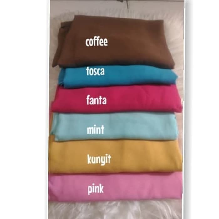 khimar ceruty 2 layer non pet syari hijab jilbab kerudung instant