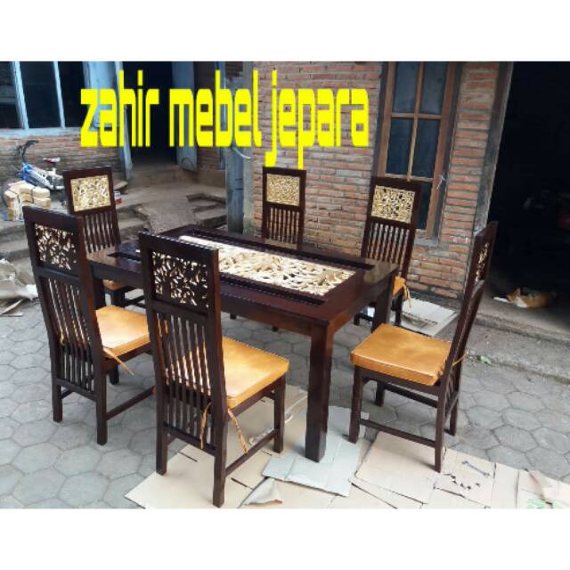 Mebel jepara meja n kursi makan