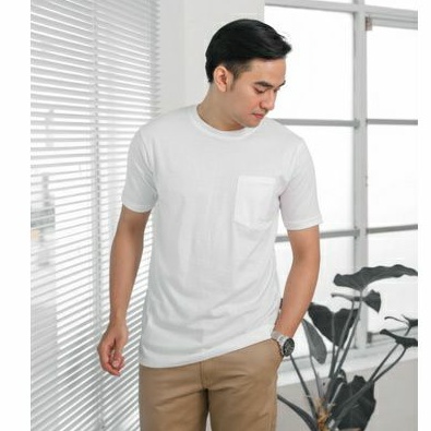 Mubeng Coolbreze Tee Pocket White