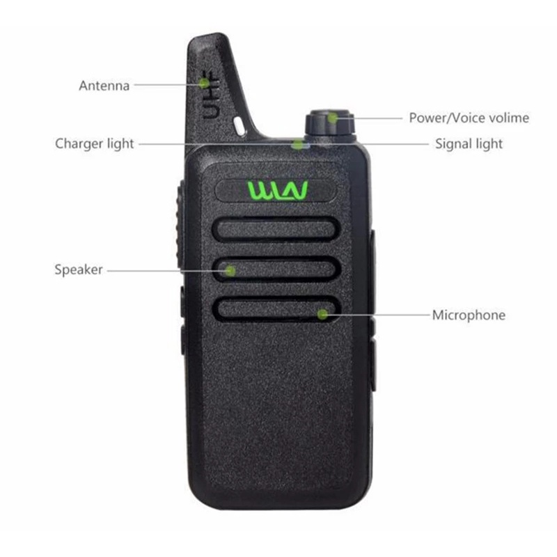 HT WLN KD-C1 ( 1 Dus isi 2 HT ) Sinle Band Walkie Talkie Handy TAlky | H T W LN KD C1 Single-Band  Walky Talky Handie Talkiy | Radio Komunikasi WLN Wolki tolki