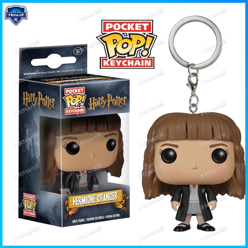 Funko POP Gantungan Kunci Action Figure Harry Potter Hermione Ron Snape Dobby