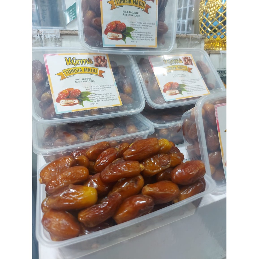 

Kurma Tunisia Madu NON TANGKAI 1KG// Tunisia curah oleh oleh haji dan umroh(exp2025)