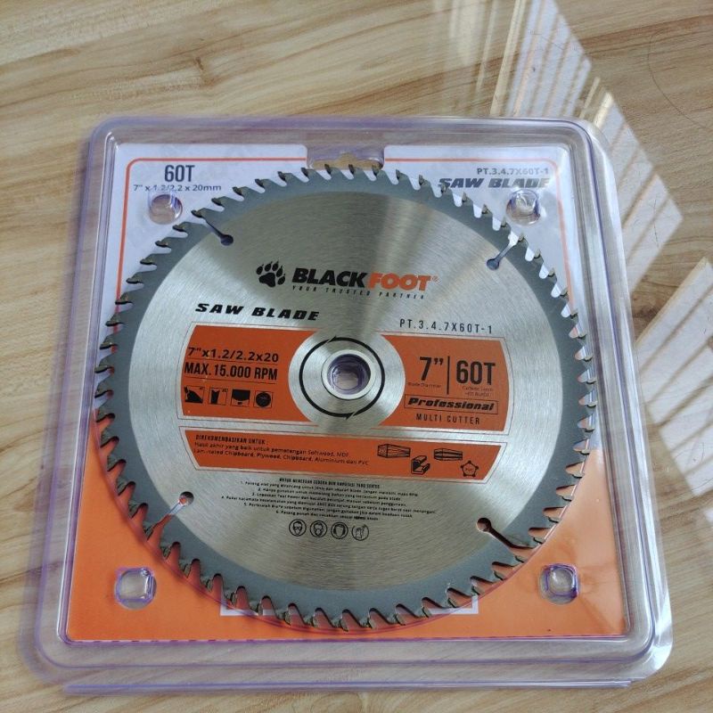 Saw Blade 7&quot;x60T blackfoot / Saw Blade blackfoot 7&quot;x60T / mata cilcural Saw 7x60T blackfoot