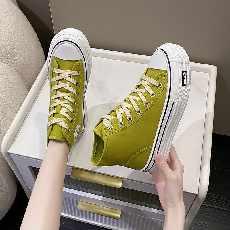 NF2223 - Sepatu Sneaker High Waist Fashion Wanita Import
