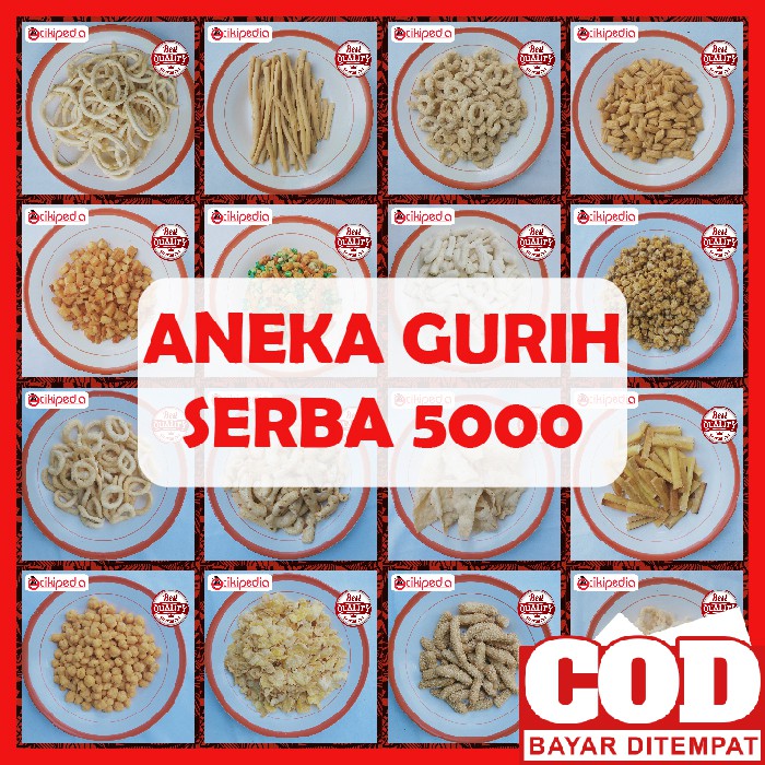 

CEMILAN GURIH SERBA 5 RIBU SNACK / MAKANAN RINGAN ENAK - CIKIPEDIA