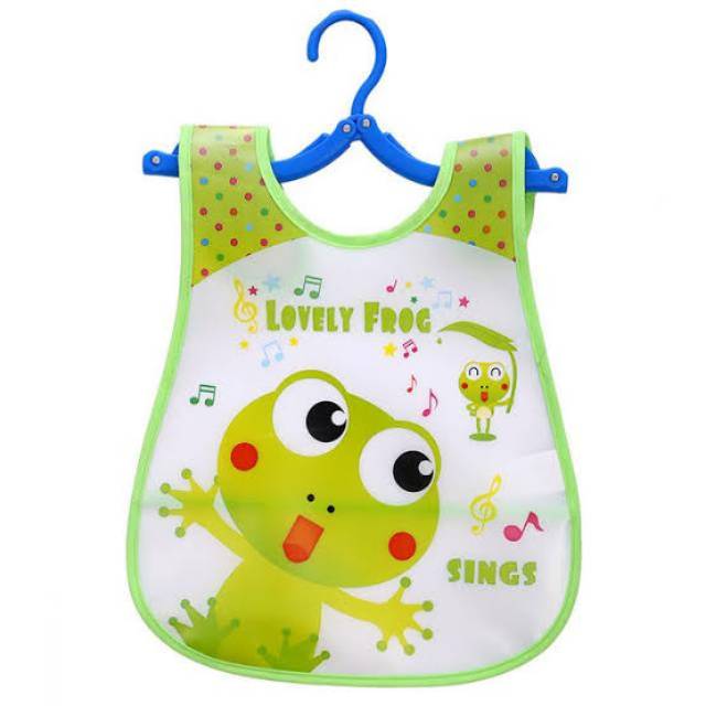 Celemek Bayi / Bib / Slabber / Tatak iler / Apron / Alas Makan / Slaber Plastik WATERPROOF C18