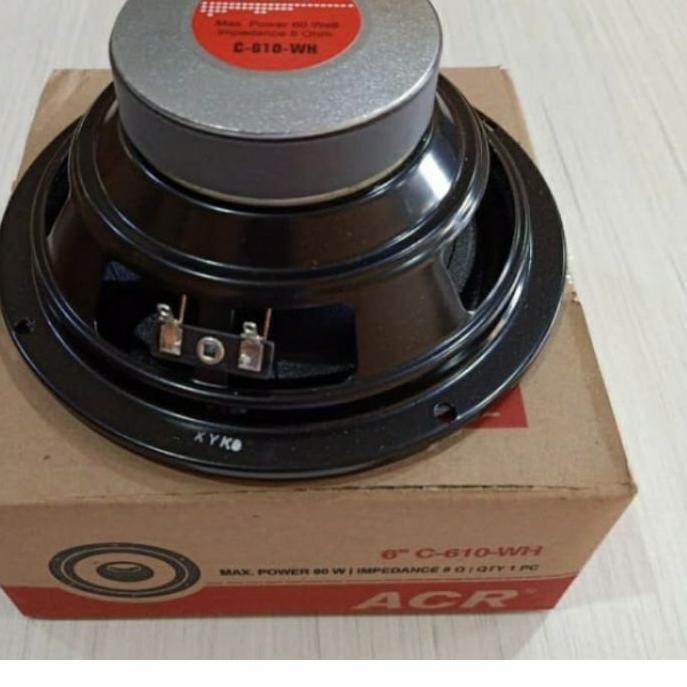 ✣bwa✰ SPEAKER COMPONENT ACR WOOFER 6 inch C-610-WH C610wh 60watt 16