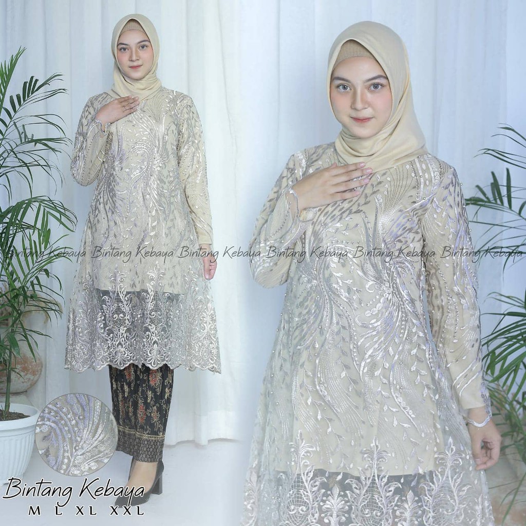 PROMO SET TUNIK TULLE MUTIARA BORDIR / TERBARU SET TUNIK TULLE MUTIARA BORDIR