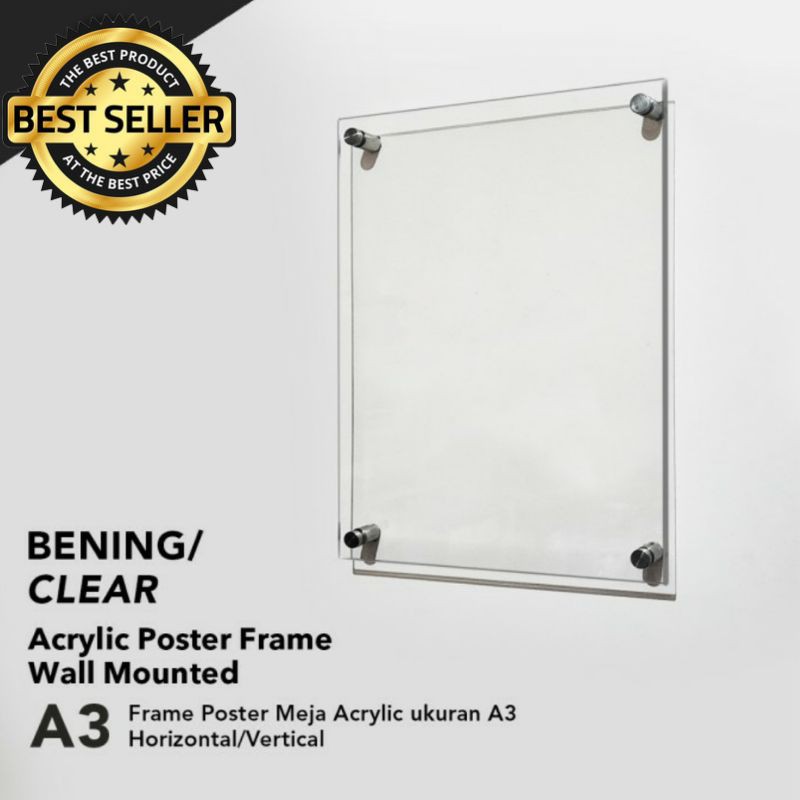 Jual Akrilik Poster A Dinding Frame Poster A Shopee Indonesia