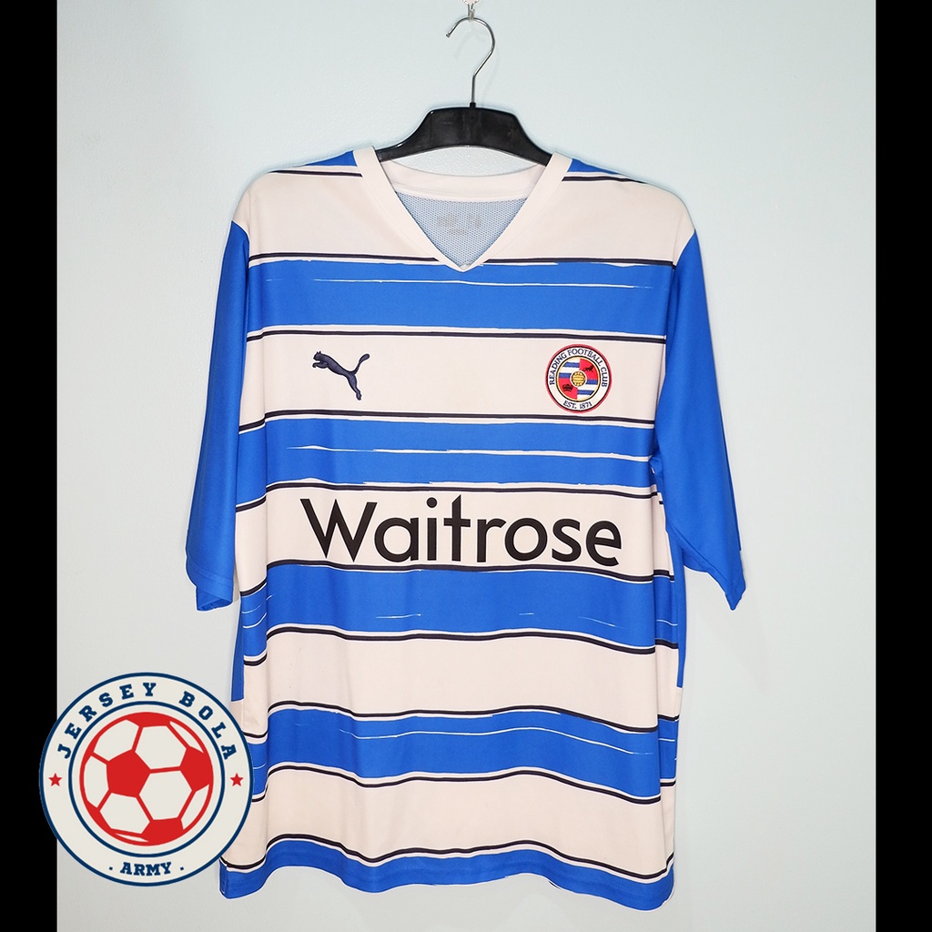 JERSEY BOLA ORIGINAL READING FC LIGA INGGRIS ORI RARE LANGKA BIG SIZE