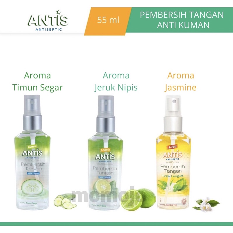 ANTIS Hand Sanitizer Spray 30ML | 55 ML