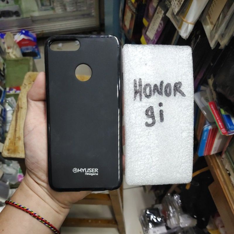 HUAWEI HONOR 8A , NOVA 5T , HONOR 9i Silikon karet hitam softcase murah meriah