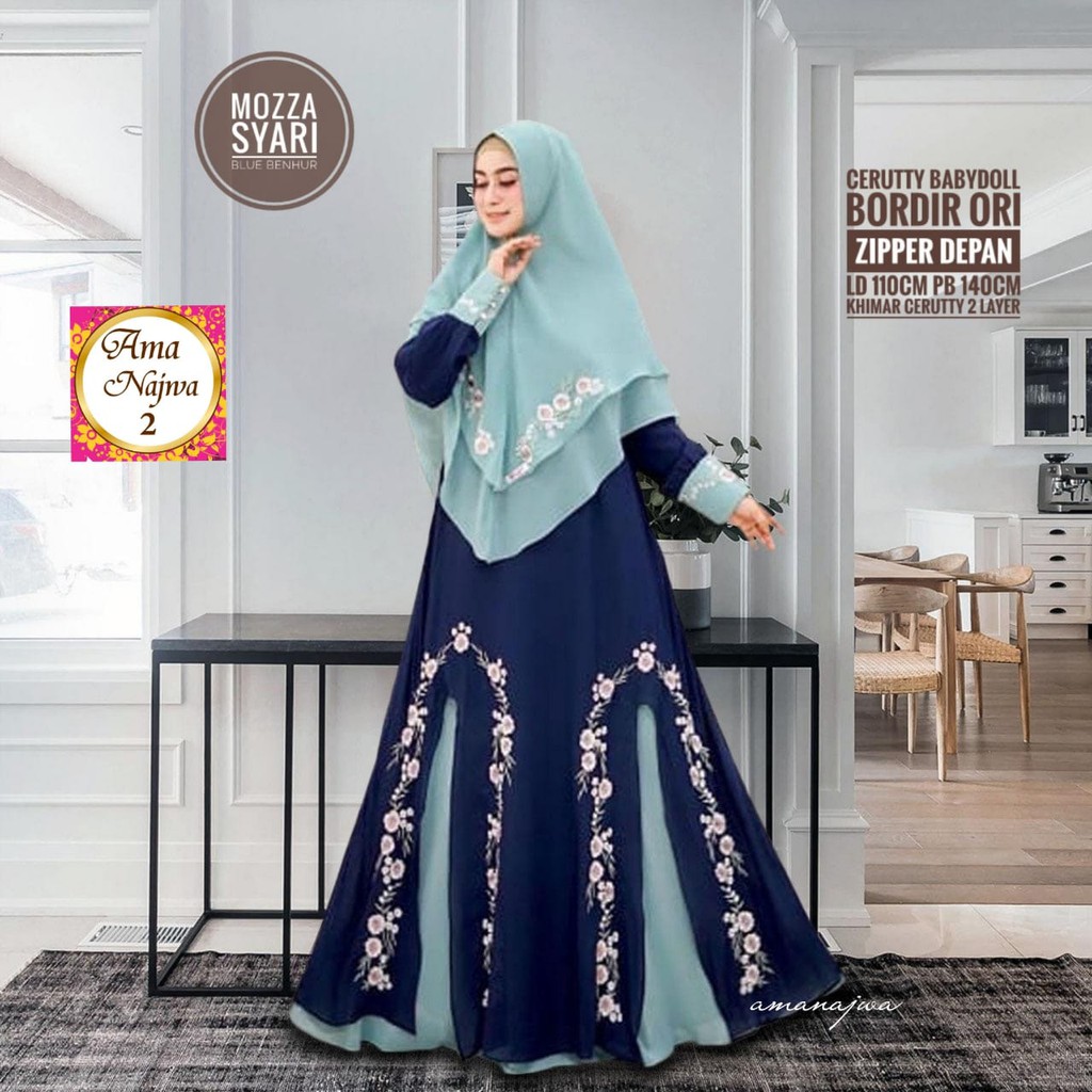 MOZZA Gamis Syar'i by Ama Najwa