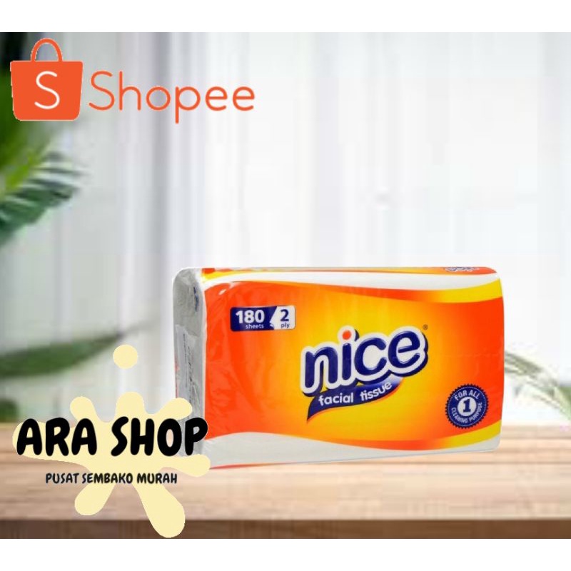Tisu nice 180 sheet 2 play tisu murah tisu wajah tisu serbaguna