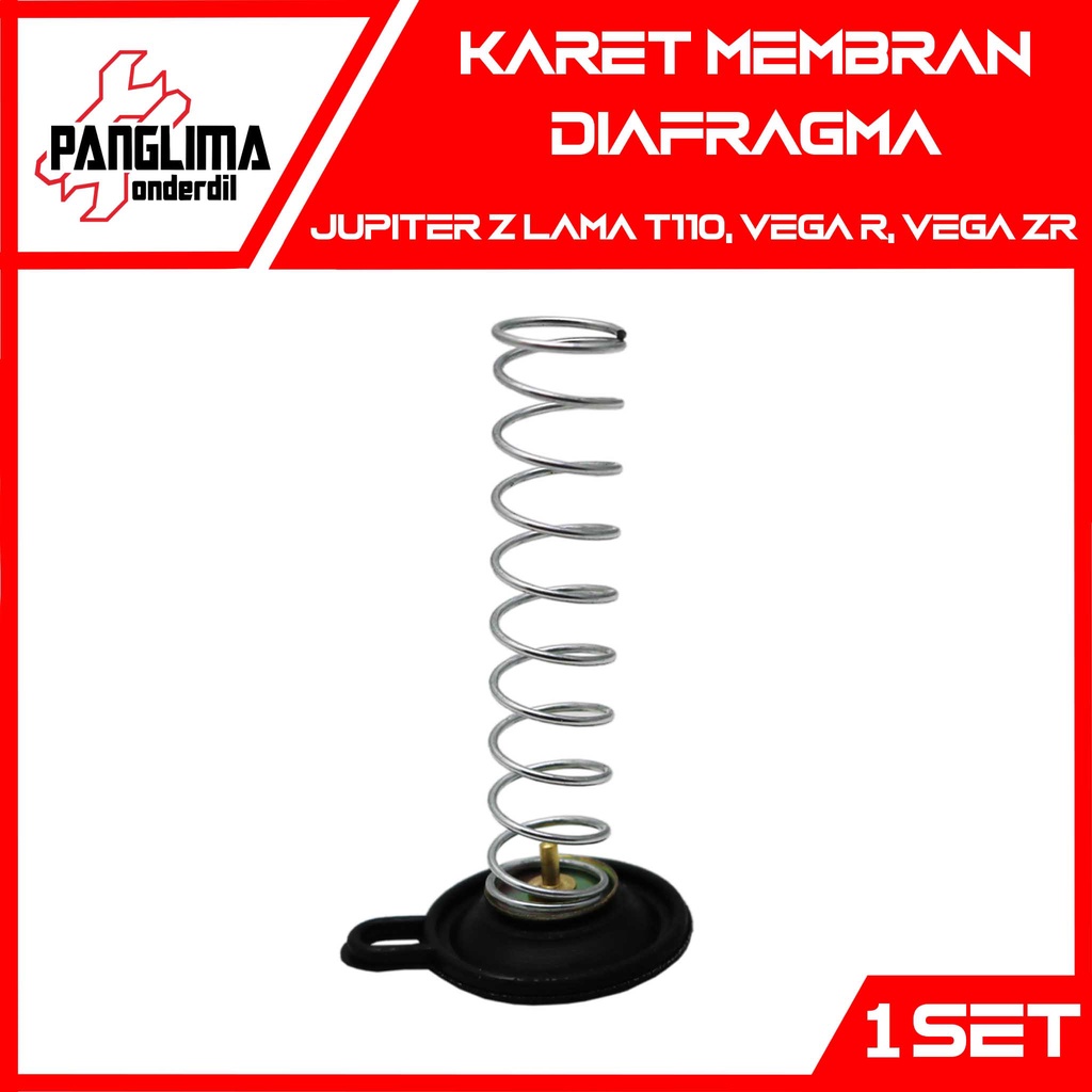 Karet Membran Diafragma Jupiter Z Lama T110 &amp; Vega R-ZR Diapragma Assy Karburator-Karbu Vakum-Vacum Per Skep