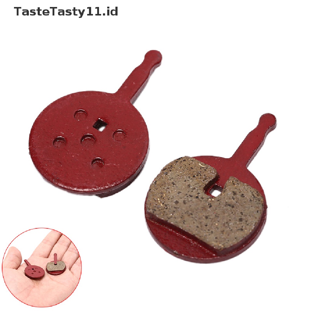 (TasteTasty) 1 Pasang Kampas Rem Cakram Sepeda Bahan Semi Metal Resin