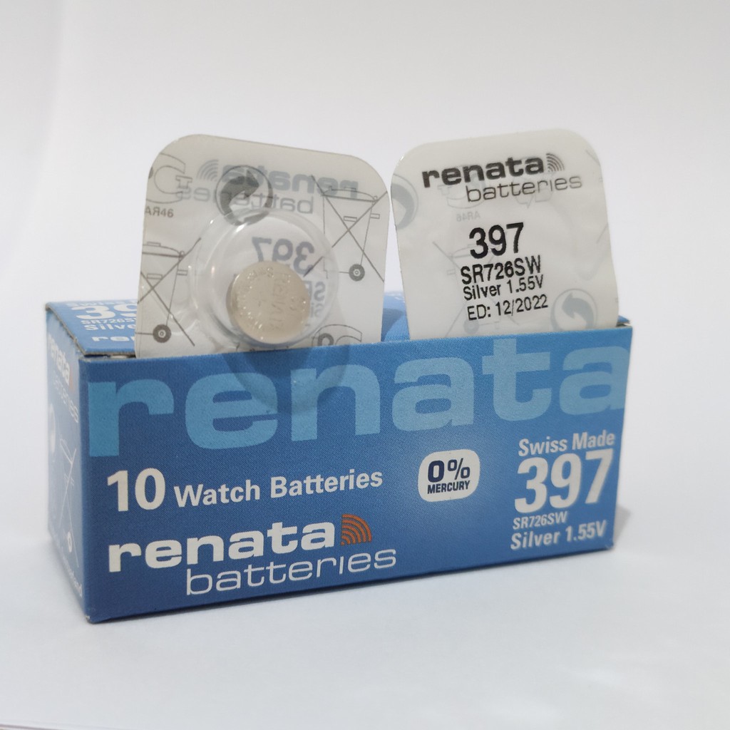 Original Baterai Renata 397 SR 726 ASLI