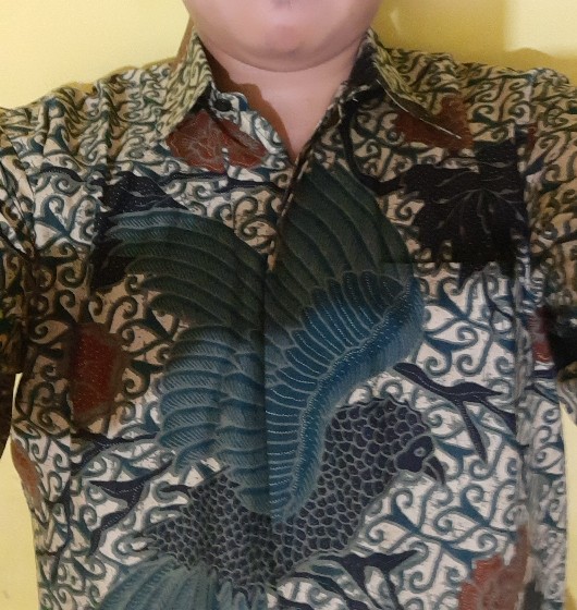 Uwer Merak Panjang Kemeja Batik Pria Full Furing Bahan Katun Cabut Primisima