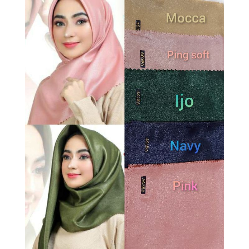 Jilbab Segi Empat Shinar Glamour GLITER  AZARA PREMIUM 110x110cm/JILBAB PESTA ORI