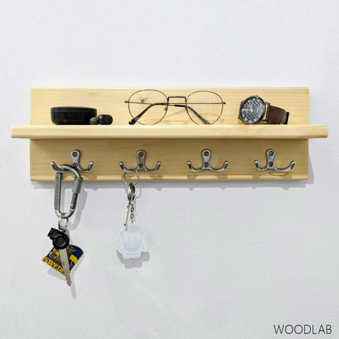 {{{{}}] Gantungan Baju dan Kunci / Kapstok / Capstock Kayu Minimalis