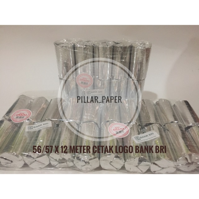 

kertas struk thermal 57 x 31 Logo BRI