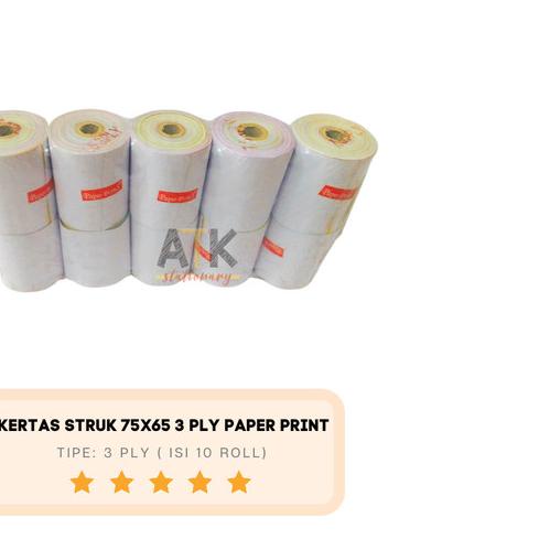 

❉ Kertas Struk Kasir /Kas Register 75X65 () Paper Print atk ❋