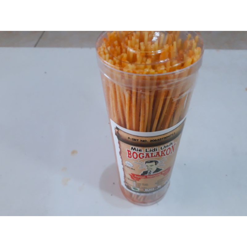 

MIE LIDI TABUNG 140gr / MIE LIDI BOGALAKON / MIE LIDI PEDAS / GROSIR MIE LIDI