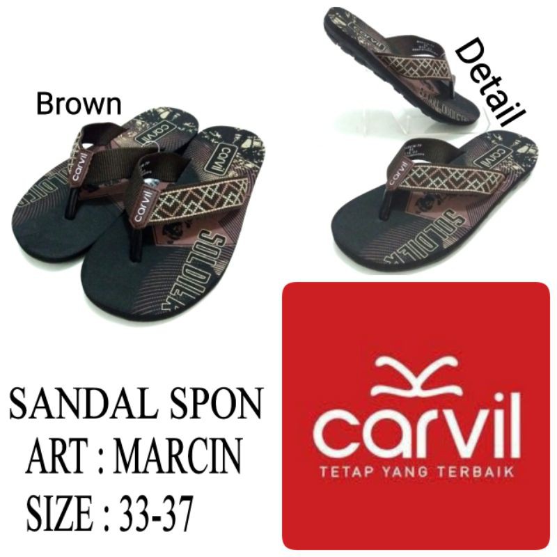 SANDAL JAPIT ANAK CARVIL MARCIN SIZE 33-37