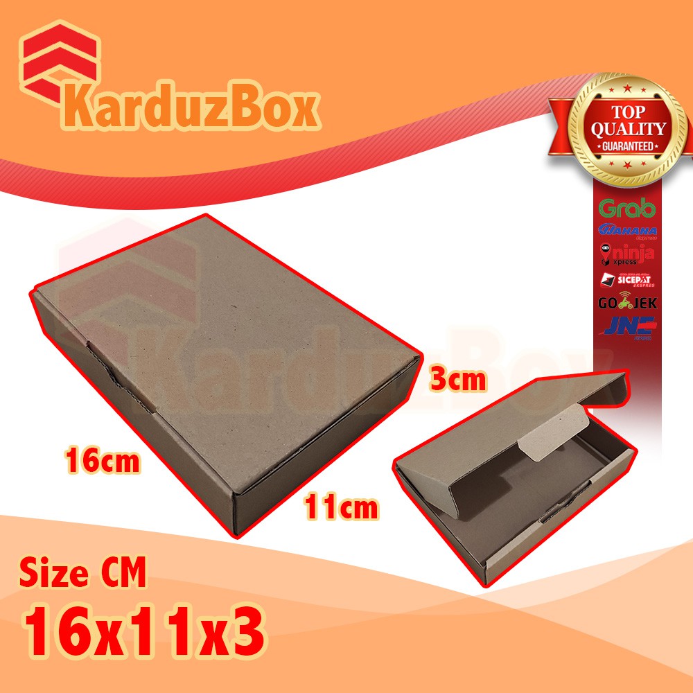 

16x11x3 kotak Kardus Packaging Box PIZZA