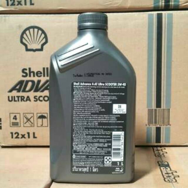 OLI MESIN MOTOR MATIC SHELL ADVANCE ULTRA SCOOTER 5W-40 1 LITER