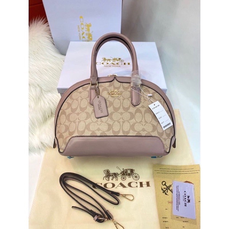 coach alma 2 tone original auth fo malaysia