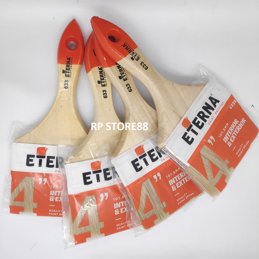 

KUAS CAT ETERNA 633 4'' - KUAS ETERNA - KUAS TEMBOK - KUAS TANGAN