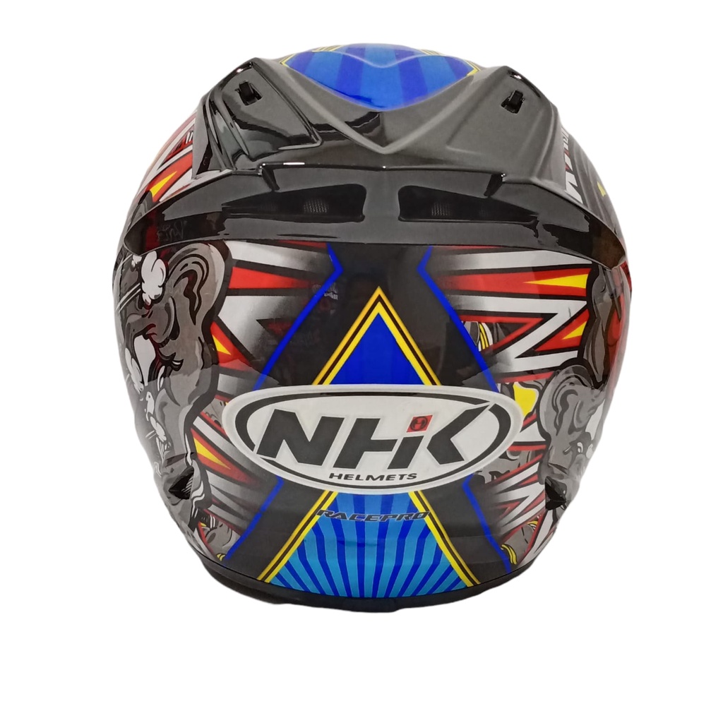 HELM FULL FACE NHK MOTIF RACE PRO BOOM BLACK GLOSSY NHK GP1000 RX9